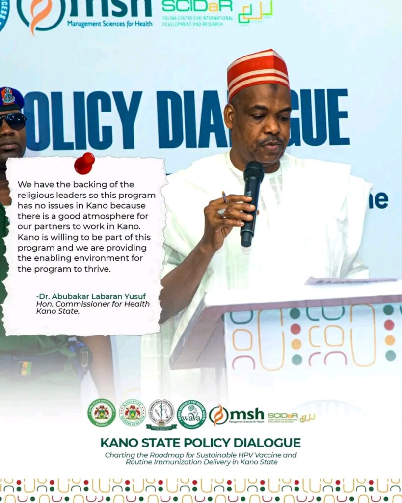 WAVA Convenes Kano State Policy Dialogue, Charts Roadmap for Sustainable HPV Vaccine and Immunization Delivery 1761990929030